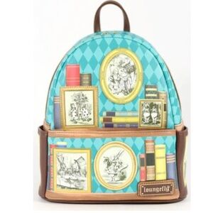 Loungefly Alice in Wonderland Book Loungefly Mini Backpack BAM exclusive